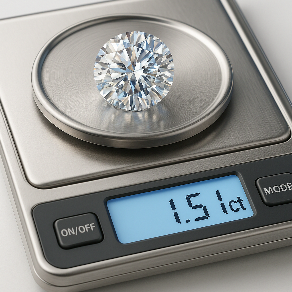 Learn About the 4Cs - Carat Weight