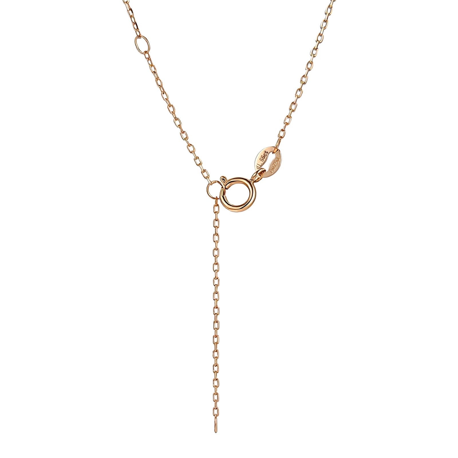 Vintage 18Kt Gold 1Ct Oval Cut Lab Diamond Pendant (Pendant Only)