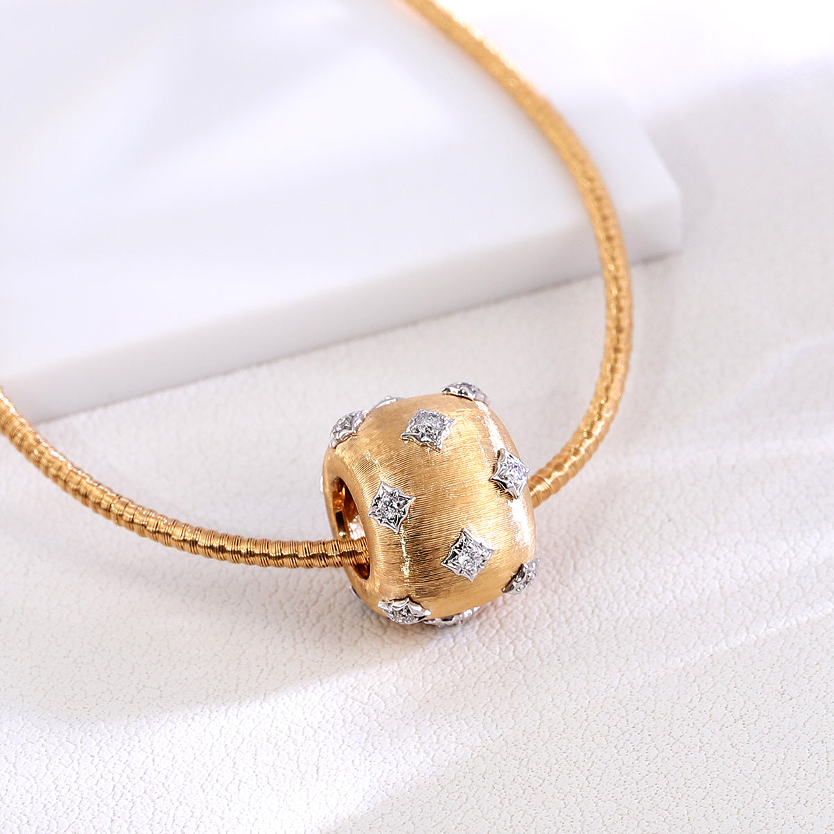 Prosperity and Fortune Natural Diamond Pendant