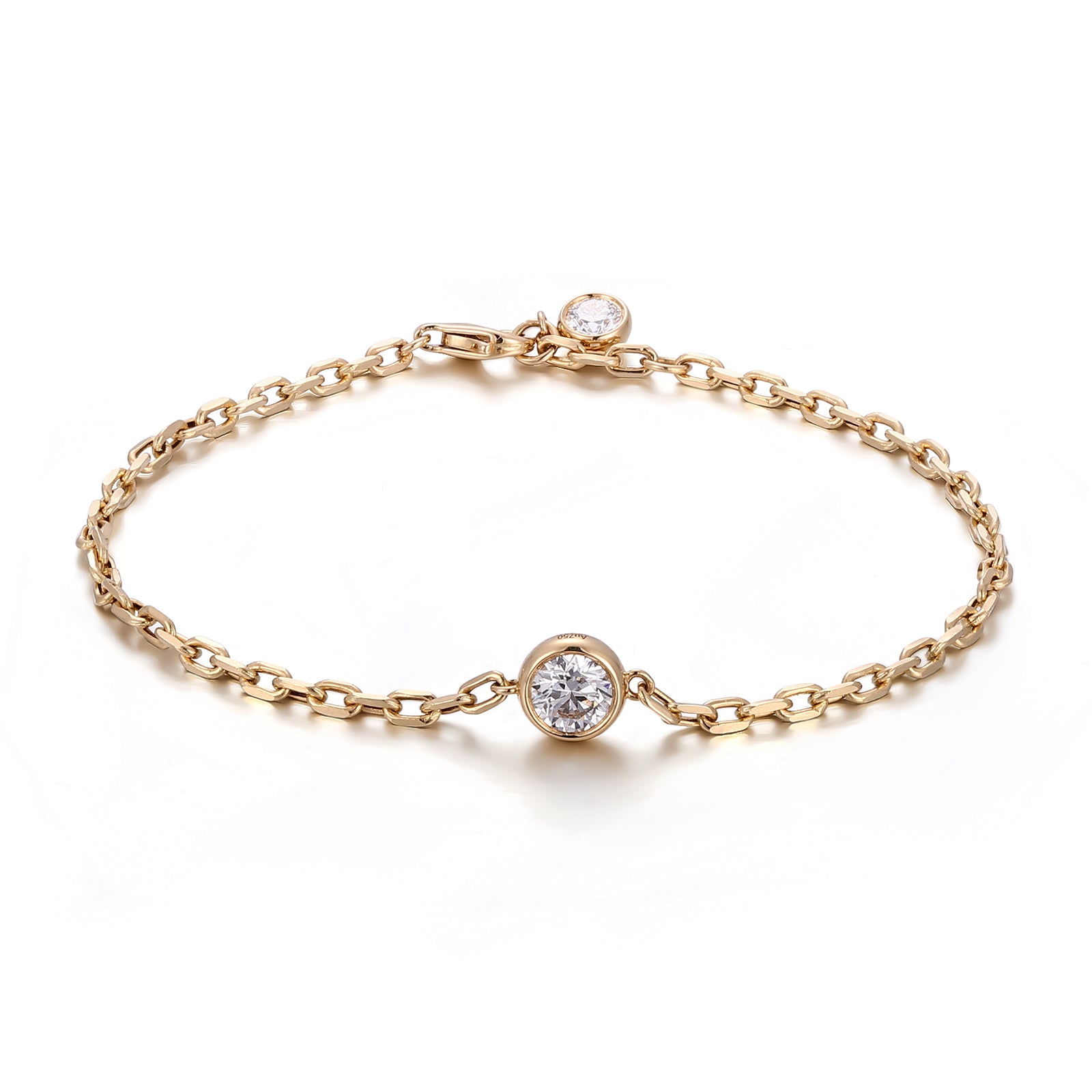 Celestial Line Bracelet | 18K Yellow Gold Lab Grown Diamond Bracelet