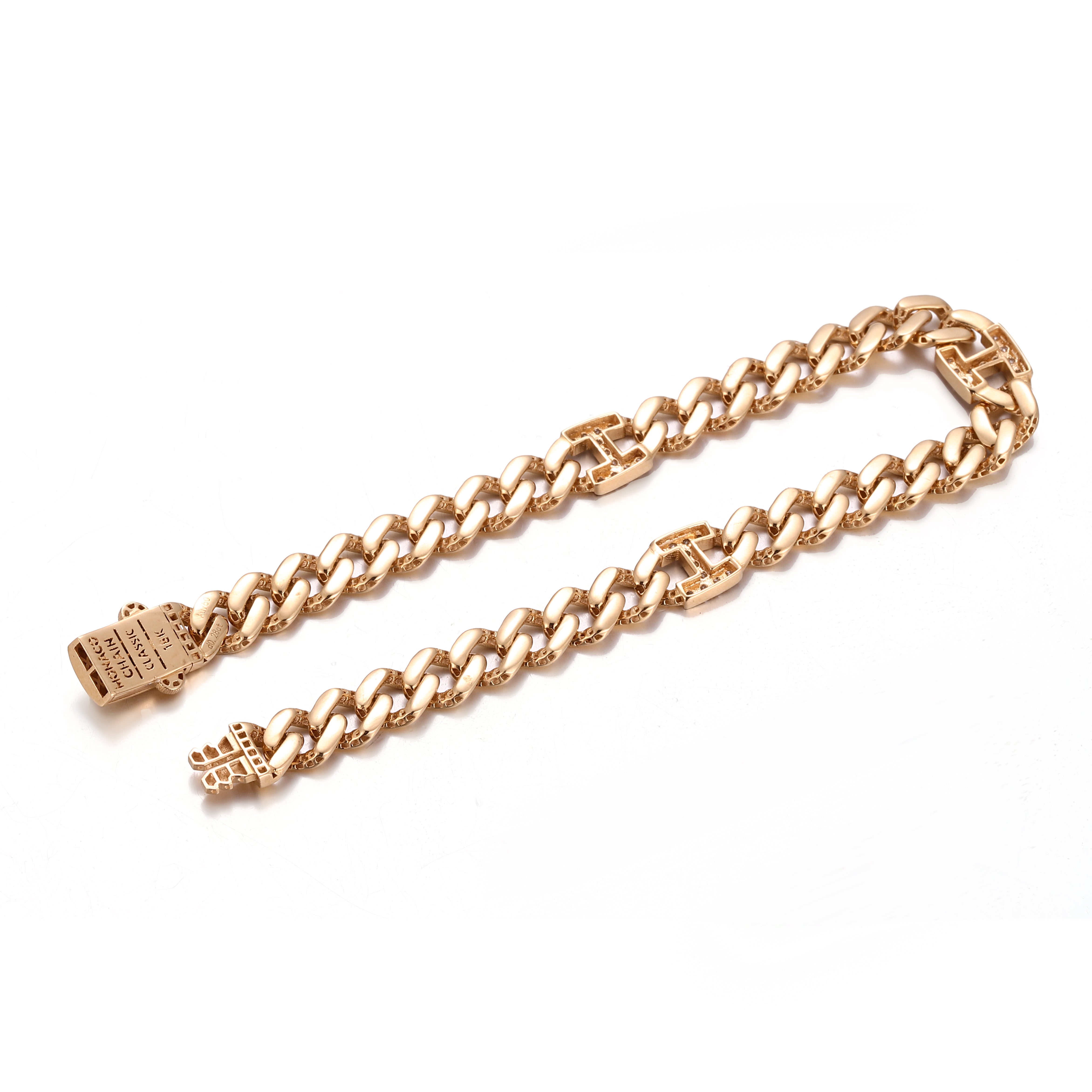 Monaco Lab Diamond Link H-Bracelet