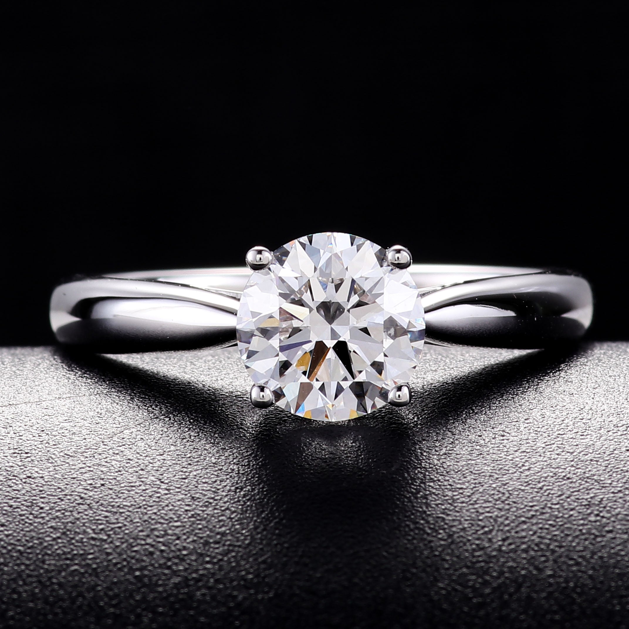 2.03 Carat Lab Grown Diamond Solitaire Engagement Ring